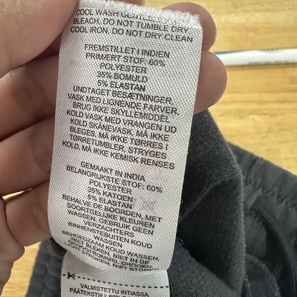 Gymshark Womens Joggers Pull On Size Small Black Athleisure Pants Zipper Side He - Picture 11 of 12